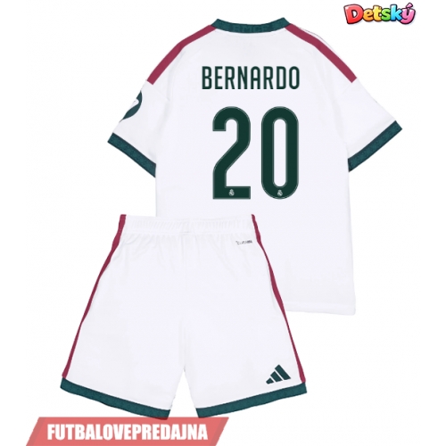 Lacne Dětský Futbalové dres Real Madrid Bernardo Silva #20 2026-27 Krátky Rukáv - Domáci (+ trenírky)